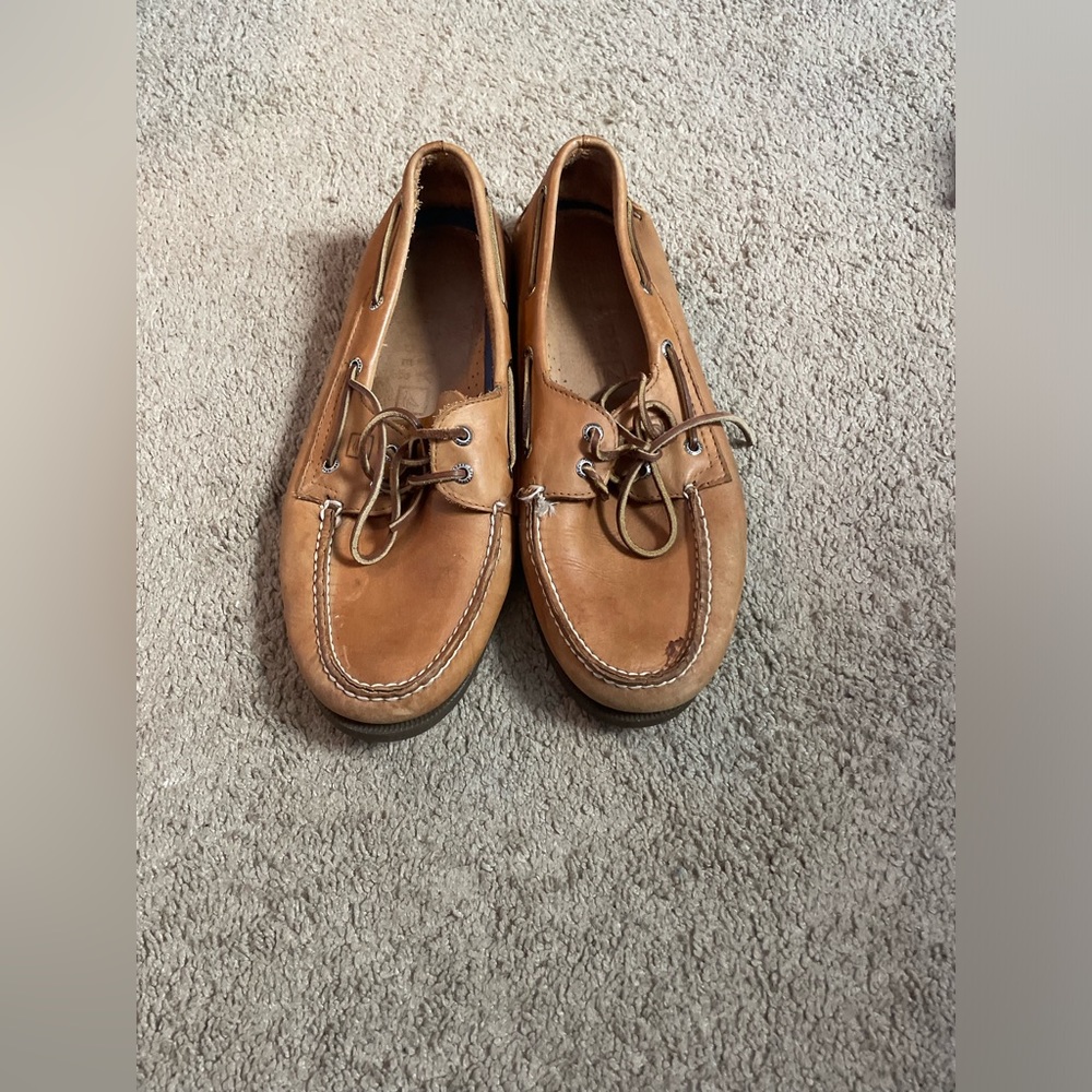 Light brown sperrys - size 11.5